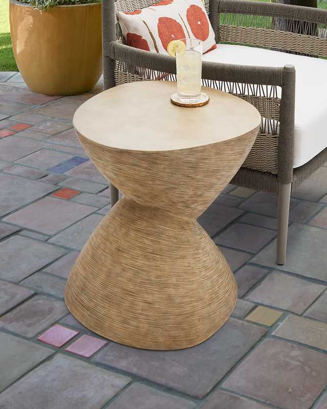 Cassandra Outdoor Side Table, Tall
